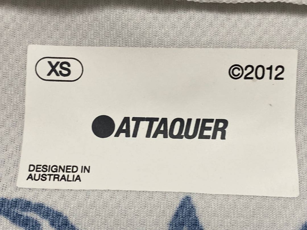 KI109 アタッカー ATTAQUER 半袖 サイクルジャージ 白 XS