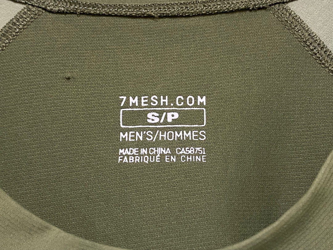 KQ728 セブンメッシュ 7MESH Tシャツ 長袖 緑 S
