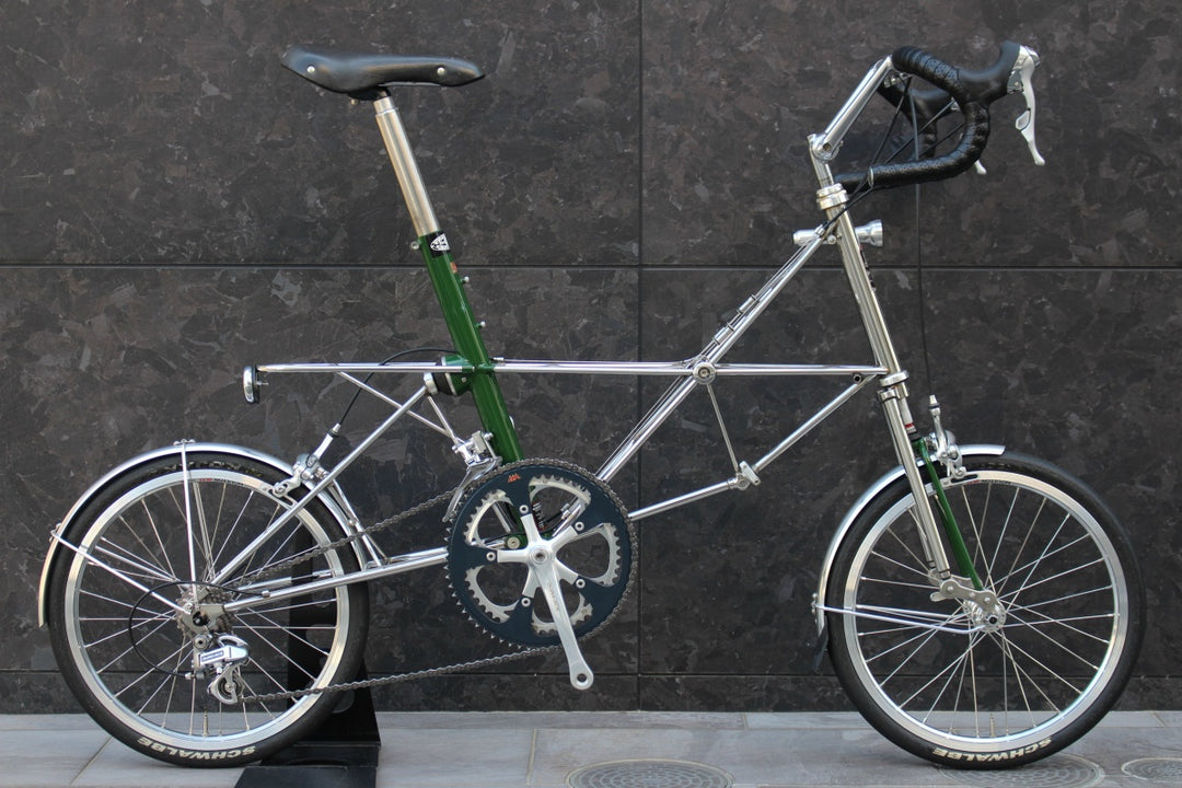 アレックスモールトン Alex Moulton AM-GT 分割式 シマノ デュラエース 7400 8S ステンレス 17インチ 小径車 ミニベロ 【福岡店】