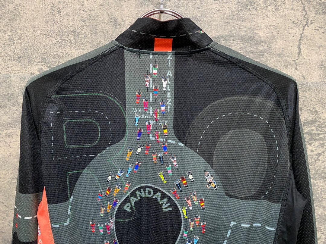 KJ705 パンダーニ Pandani 長袖 サイクルジャージ 黒 S