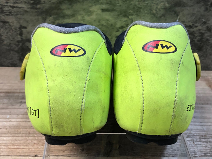 JY594 ノースウェーブ NORTHWAVE EXTREME GT ビンディングシューズ SPD-SL 黄色 EU43.5