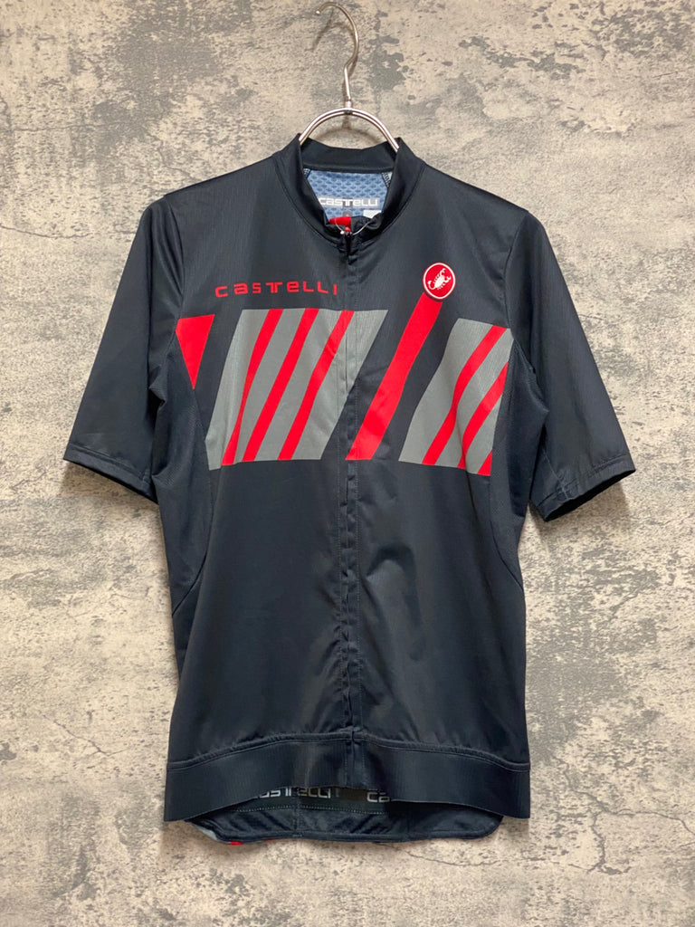 JS961 カステリ CASTELLI 半袖 サイクルジャージ 黒 S – BICI AMORE