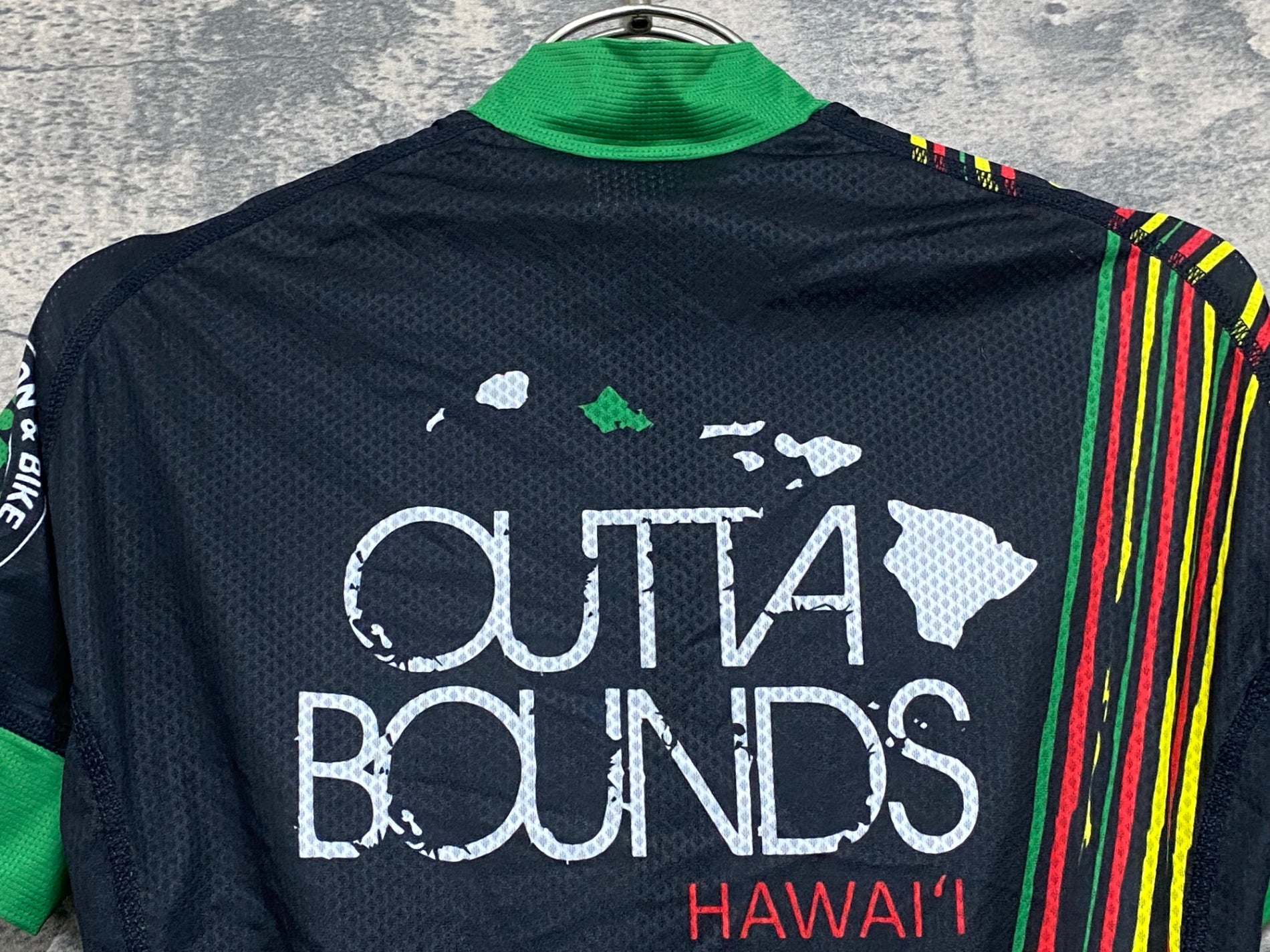 チャムさん　激レア！MABO  HAWAII TEAM 袖革ス JZ147 JAKROO Outta Bounds Hawaii 半袖ジャージ 緑 XS – BICI AMORE