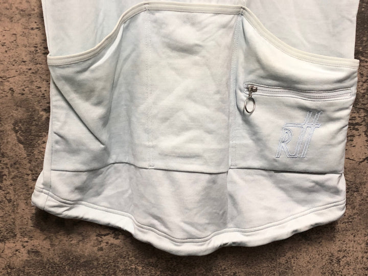 KK985 ラファ RAPHA CLUB JERSEY 半袖 サイクルジャージ XL 水色 ※シミ、黄ばみ有り