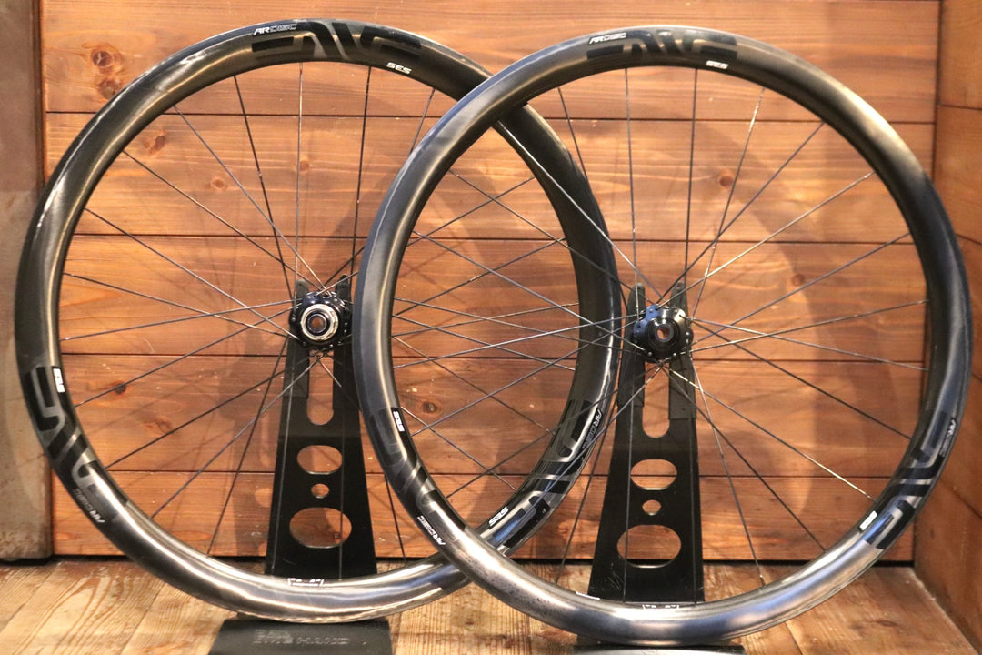 エンヴィ ENVE SES3.4 AR DISC カーボン チューブレスレディ ホイールセット シマノ11S/12S フックレスリム 25C 【東京南麻布店】