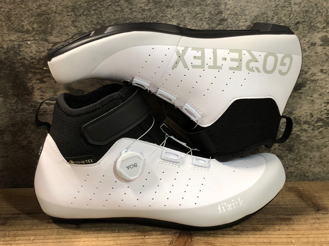 JV043 フィジーク fizik TEMPO ARTICA GTX ビンディングシューズ EU 41.5 白 GORE TEX 3穴 未使用