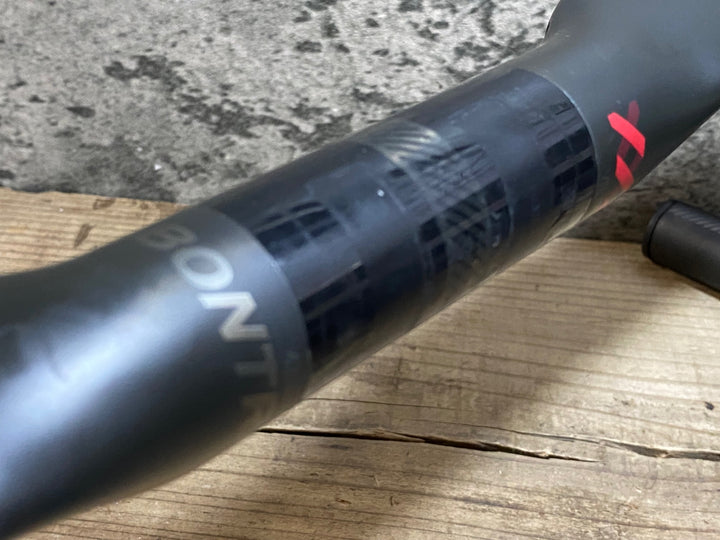 KK827 ボントレガー BONTRAGER XXX VR-CF カーボンドロップハンドル ブラケットC-C 420mm Φ31.8 ※ステム固定凹みのためジャンク