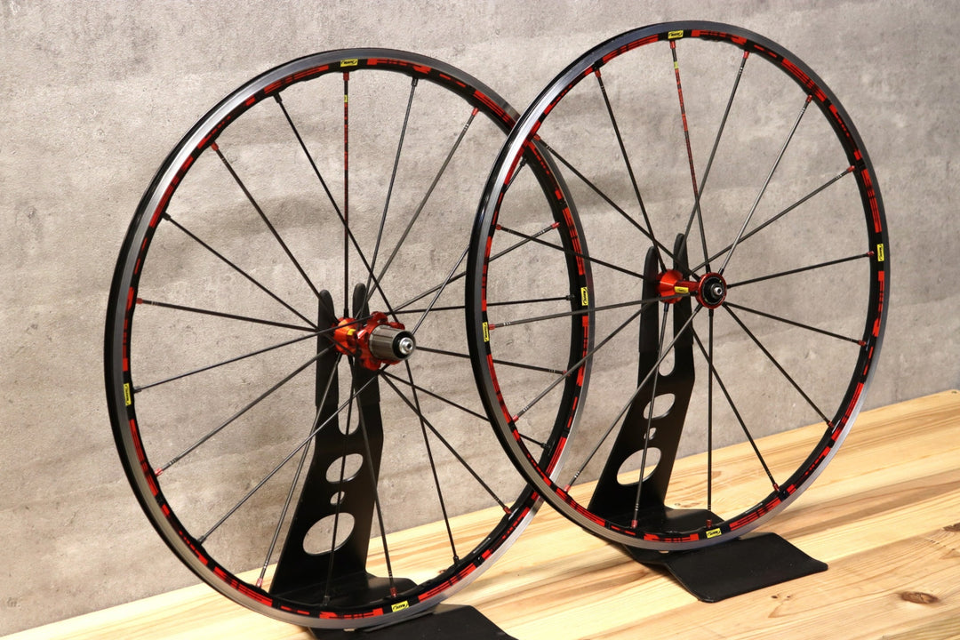 マヴィック MAVIC アールシス R-SYS アルミ クリンチャー ホイールセット シマノ12/11S ナローリム 15C 【さいたま浦和店】
