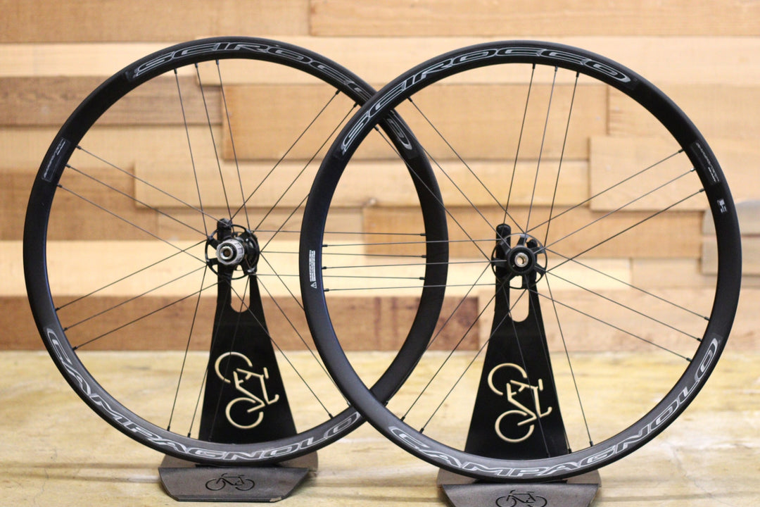 カンパニョーロ CAMPAGNOLO シロッコ SCIROCCO DB アルミ チューブレスレディ ホイールセット シマノ 12/11S 【立川店】