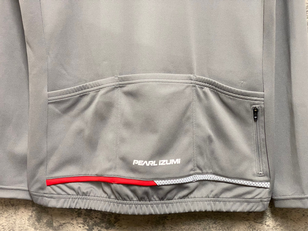 JZ250 パールイズミ PEARL iZUMi 長袖 サイクルジャージ グレー L