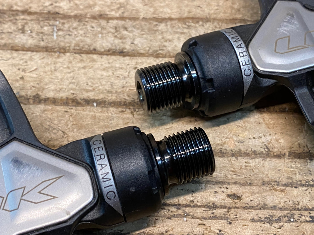 JI254 ルック LOOK KEO BLADE CARBON CERAMIC Ti ビンディングペダル チタンシャフト 12Nプレート付き