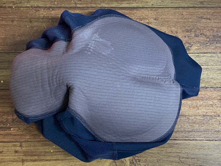 JV437 ラファ Rapha RCC WOMENS PRO TEAM WINTER TIGHTS ビブタイツ ネイビー S 手縫い加工品 裏起毛