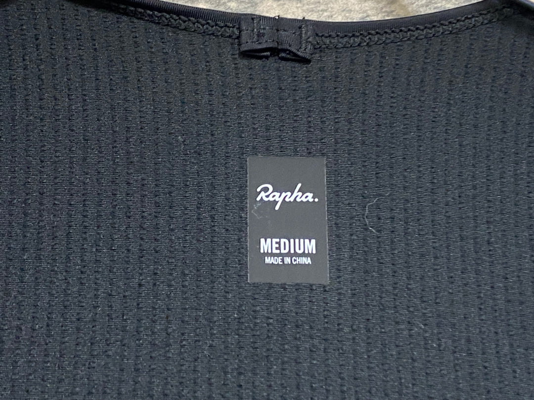 KK954 ラファ Rapha CARGO WINTER TIGHTS WITH PAD カーゴビブタイツ 黒 M 裏起毛