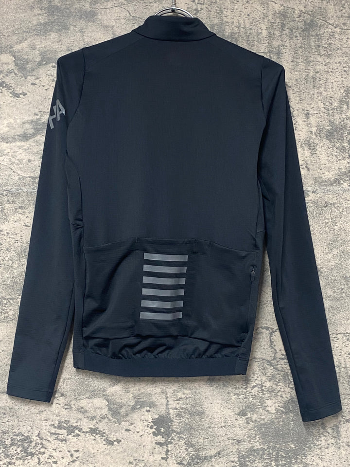 KK078 ラファ Rapha MEN'S PRO TEAM LONG SLEEVE MIDWEIGHT JERSEY 長袖 サイクルジャージ 黒 S