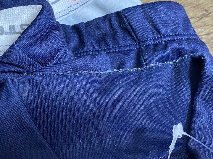 JS602 カステリ CASTELLI 長袖 サイクルジャージ ネイビー L 裏起毛 ※スレ