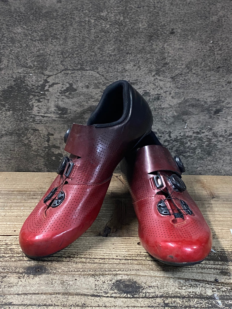 JR040 シマノ SHIMANO SHRC701M ビンディングシューズ SPD-SL 赤 EU46