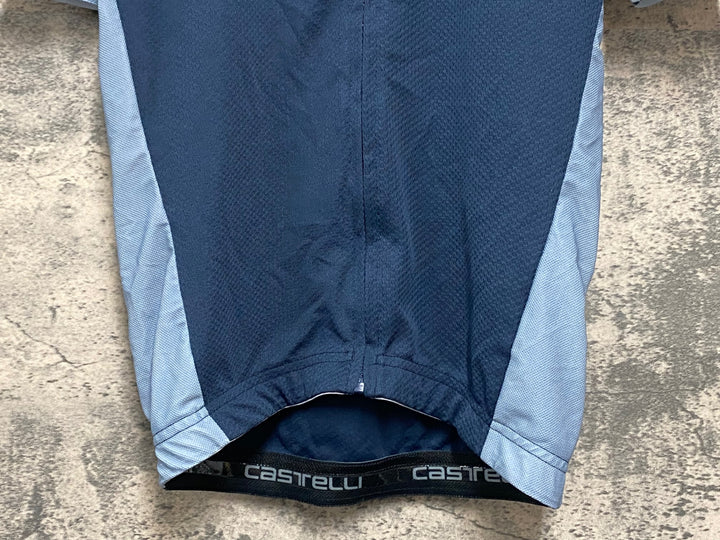 JY249 カステリ CASTELLI 半袖 サイクルジャージ グレー S　※余臭強め