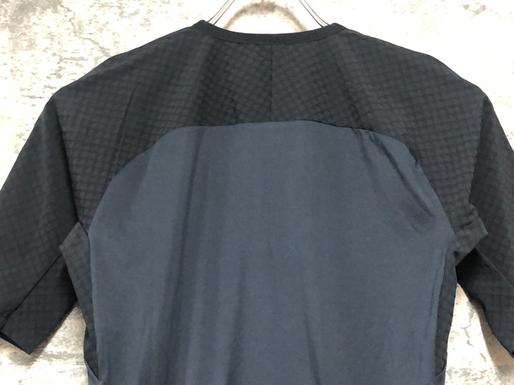 KM138 ラファ Rapha PRO TEAM AERO JERSEY 半袖 サイクルジャージ 黒 M ※右肩ほつれ