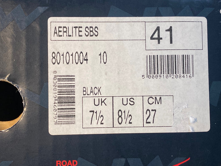 JR509 ノースウェーブ NORTHWAVE AERLITE 3 shoes ビンディングシューズ 黒赤白 EU41