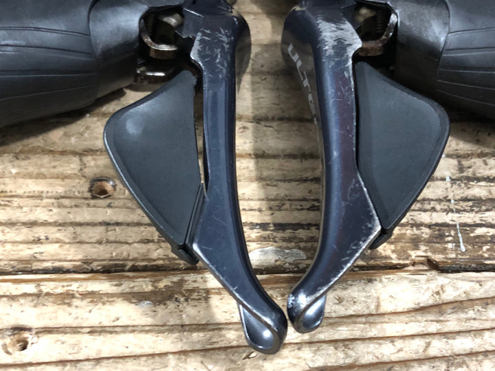 JR026 シマノ SHIMANO アルテグラ ULTEGRA ST-R8025 STIレバー 2x11S ※ブラケット割れ、オイル漏れのためジャンク