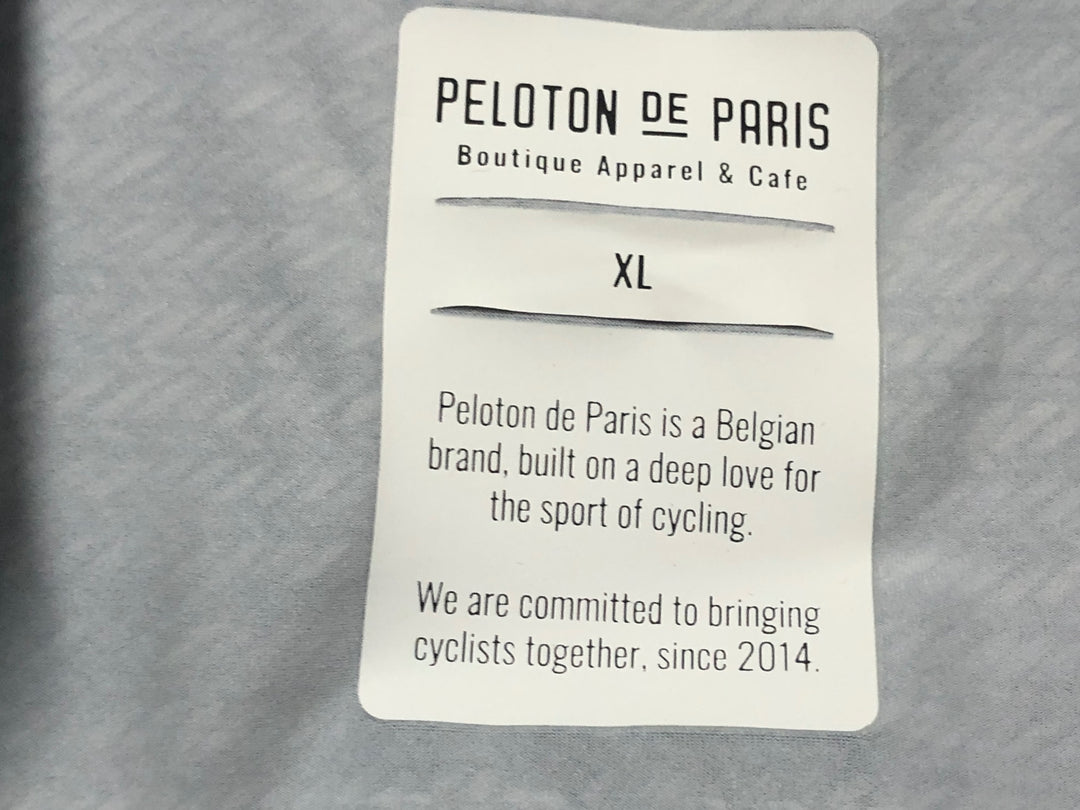 JV767 プロトンドパリ Peloton de Paris 半袖サイクルジャージ グレー XL