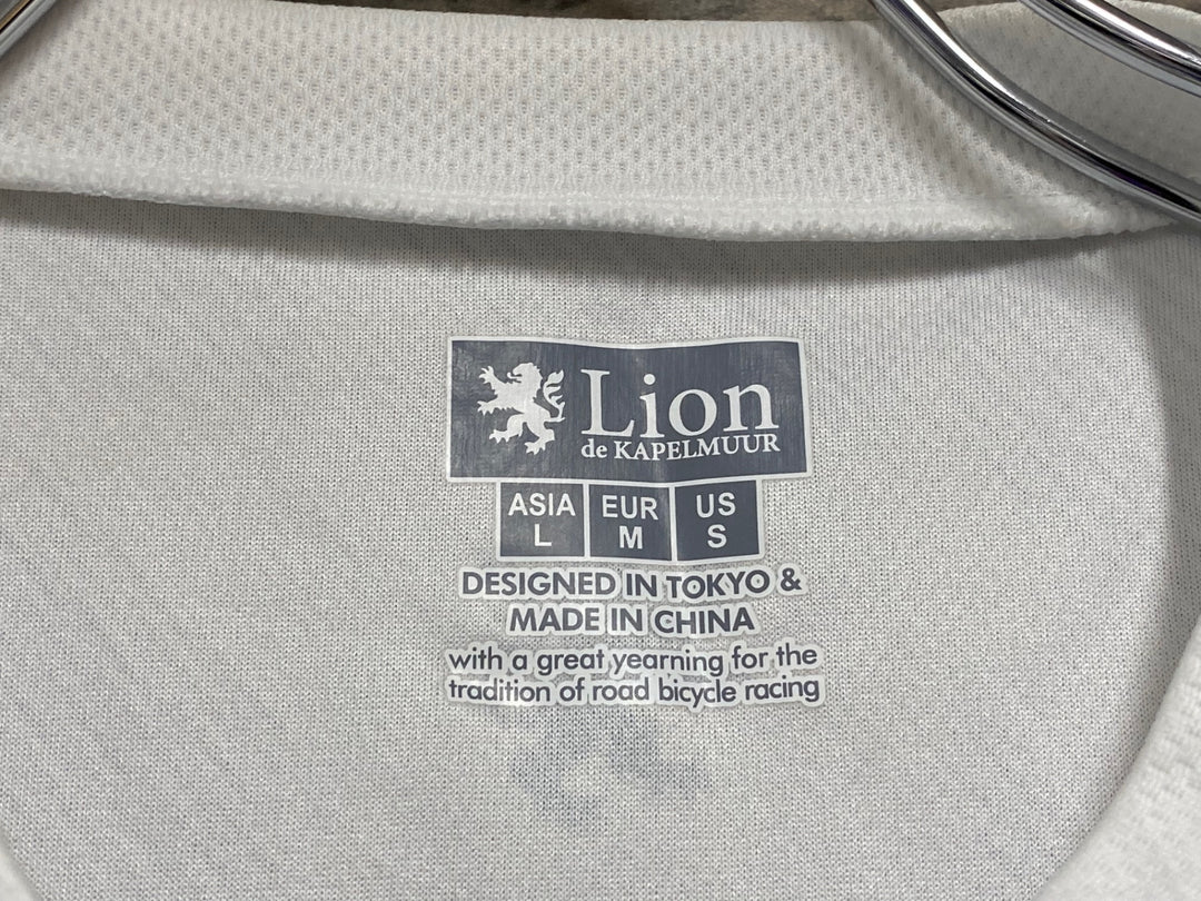 JO271 リオンドカペルミュール Lion de KAPELMUUR 半袖 サイクルジャージ 白 L
