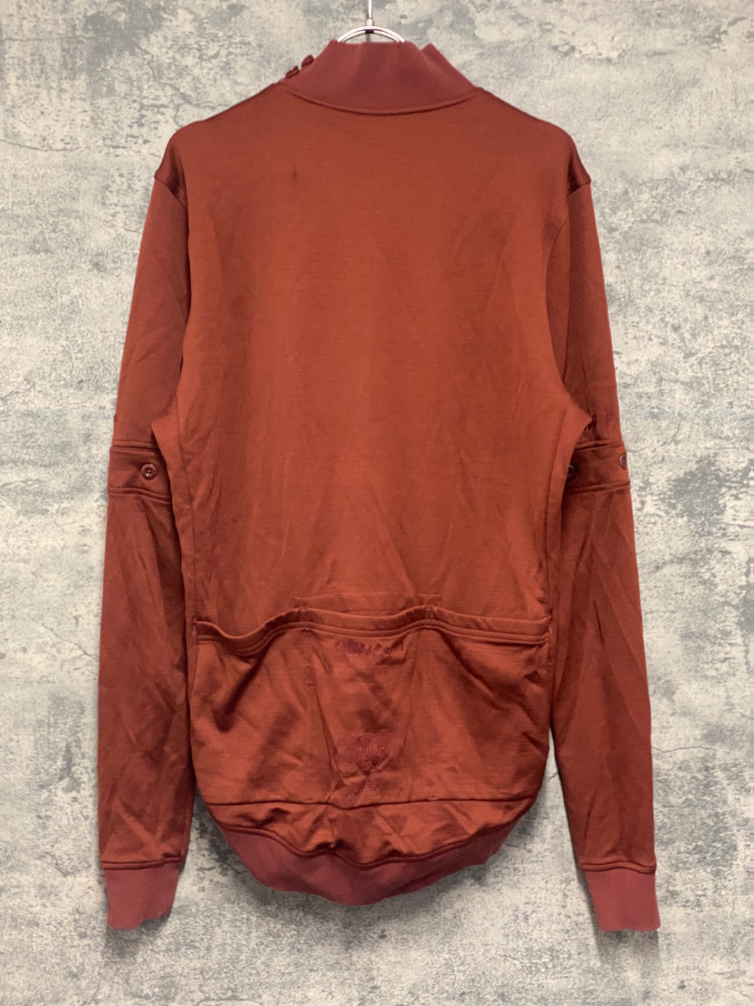 JV870 ラファ Rapha PEACE RACE JERSEY 長袖 サイクルジャージ ブラウン サイズ不明