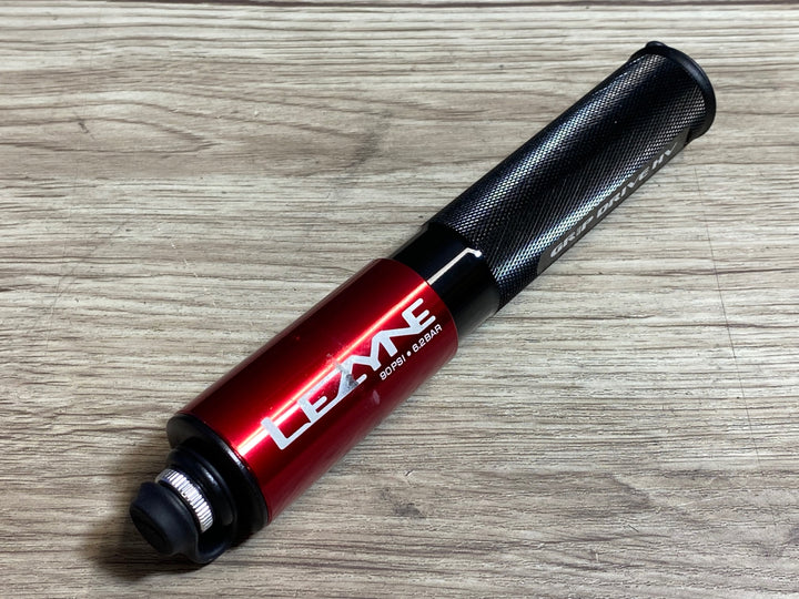 JP475 レザイン LEZYNE グリップドライブ GRIP DRIVE HV 携帯ポンプ 赤