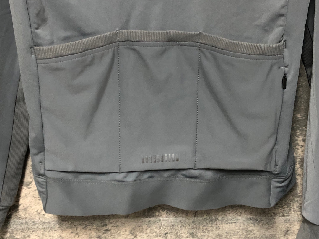 JV771 トレック TREK 長袖 サイクルジャージ グレー M
