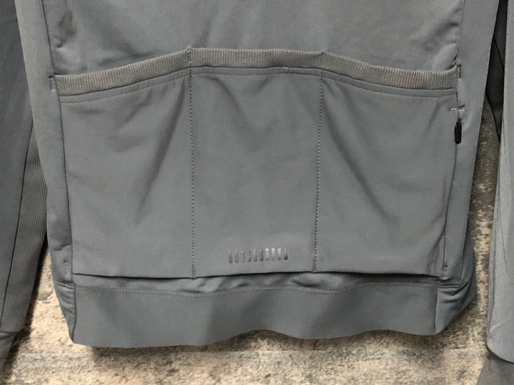 JV771 トレック TREK 長袖 サイクルジャージ グレー M