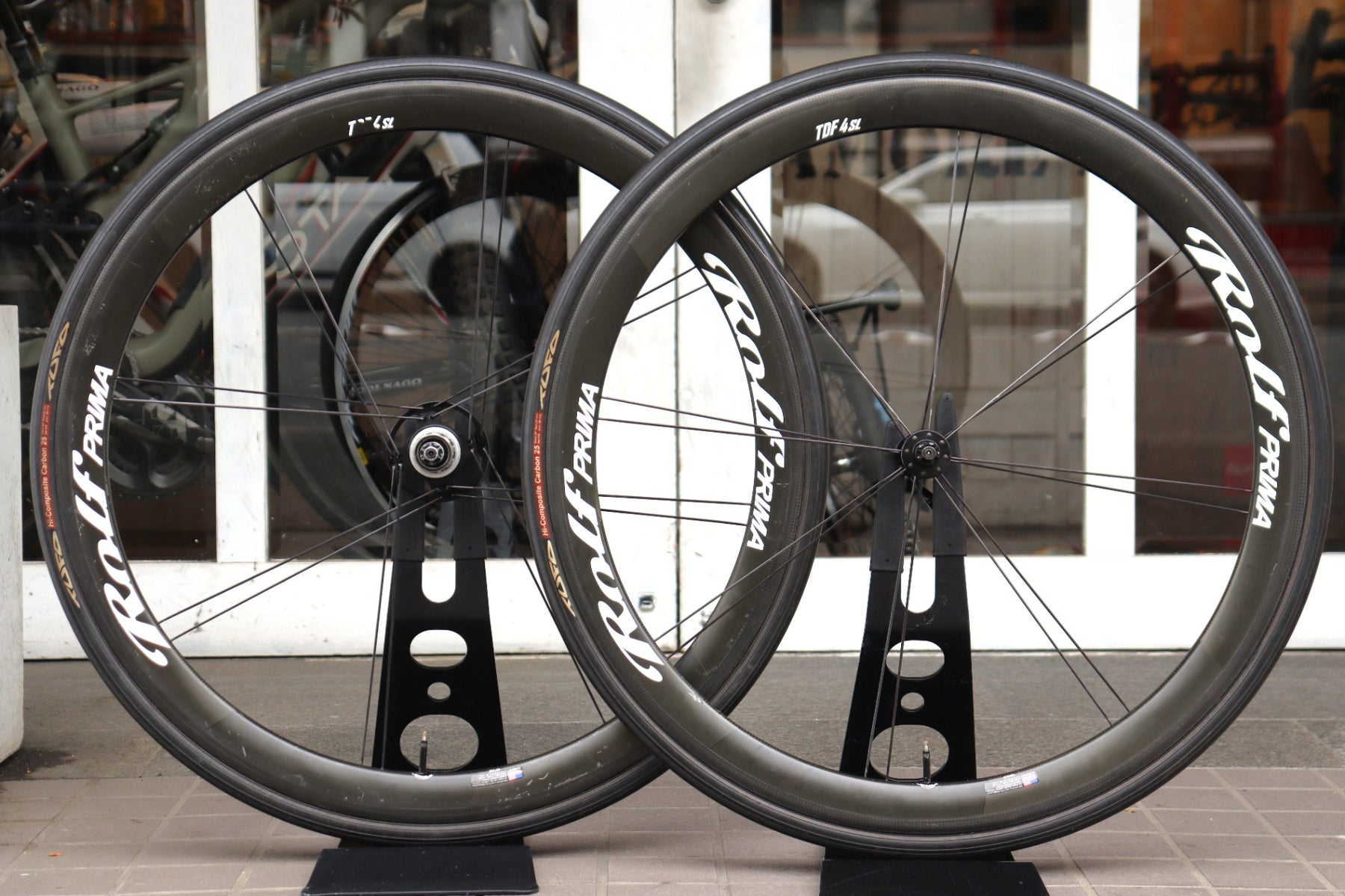 早い者勝ちRolf Prima ディスクホイール　カーボン　チューブラー ロルフプリマ Rolf Prima TdF4 SL DISC カーボン チューブラー