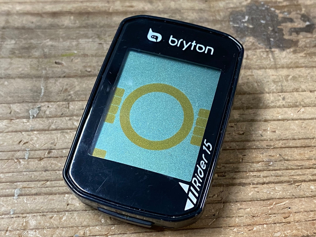 JQ325 ブライトン bryton Rider15 サイクルコンピューター 起動確認済み
