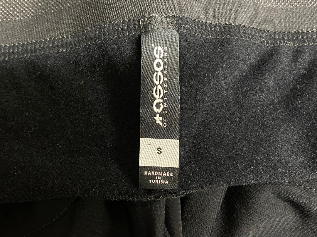 KQ670 アソス assos MOD.DEP. WINTER CARGO PANTS ロングパンツ 黒 S 裏起毛