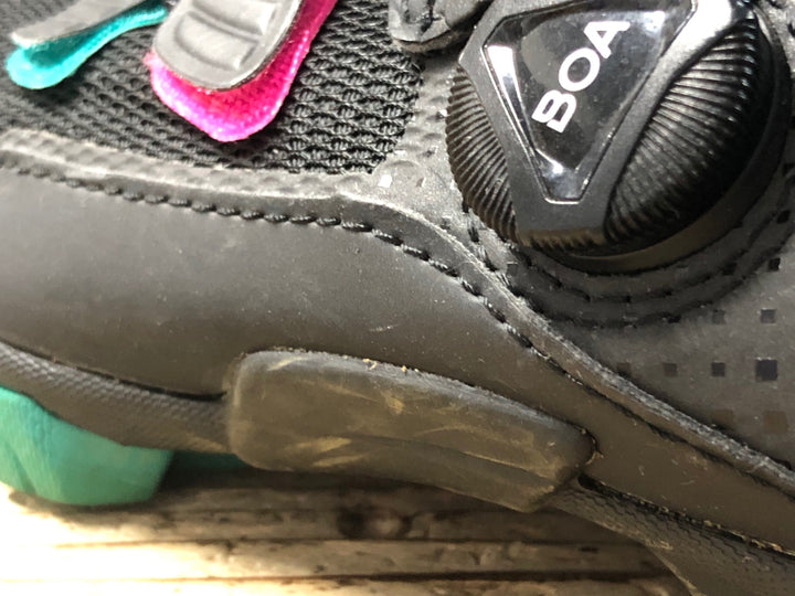 KG389 フィジーク FIZIK M6 MTB shoes ビンディングシューズ 黒 SPD EU36 ペン字あり