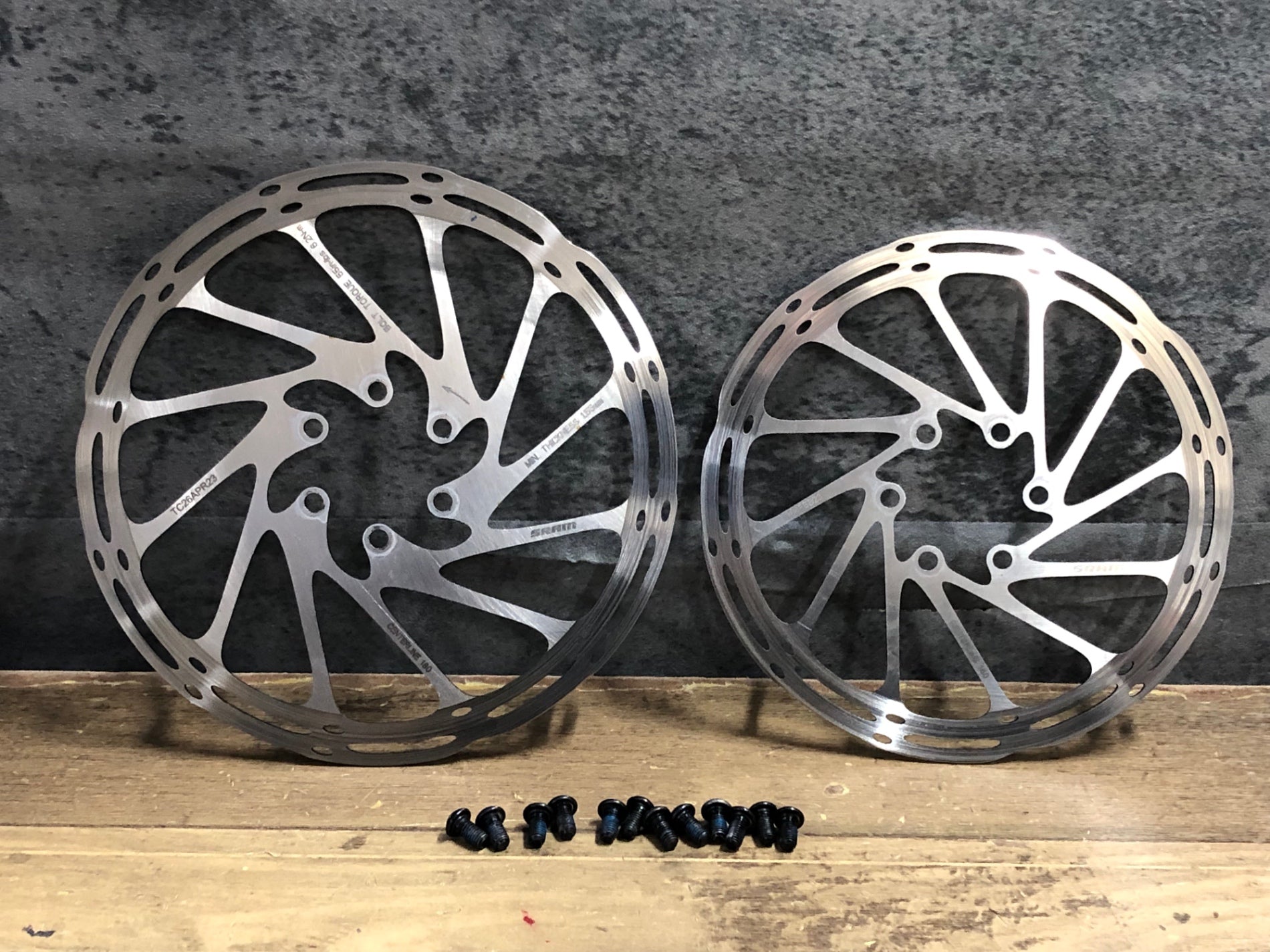 KM505 SRAM CENTERLINE Φ180/160 ブレーキローターセット – BICI AMORE