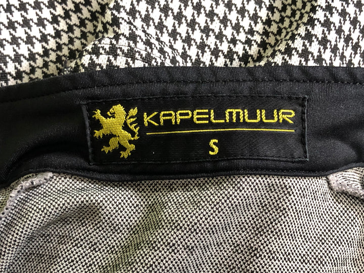KL043 カペルミュール KAPELMUUR 長袖 サイクルジャージ 白黒 S