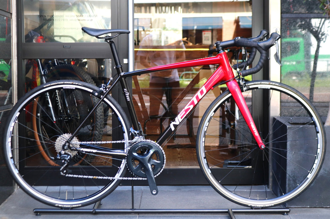 【4iiii 片側パワーメーター装着】 ネスト NESTO オルタナ ALTERNA 2023モデル 500サイズ シマノ ソラ R3000 MIX 9S アルミ ロードバイク 【東京南麻布店】
