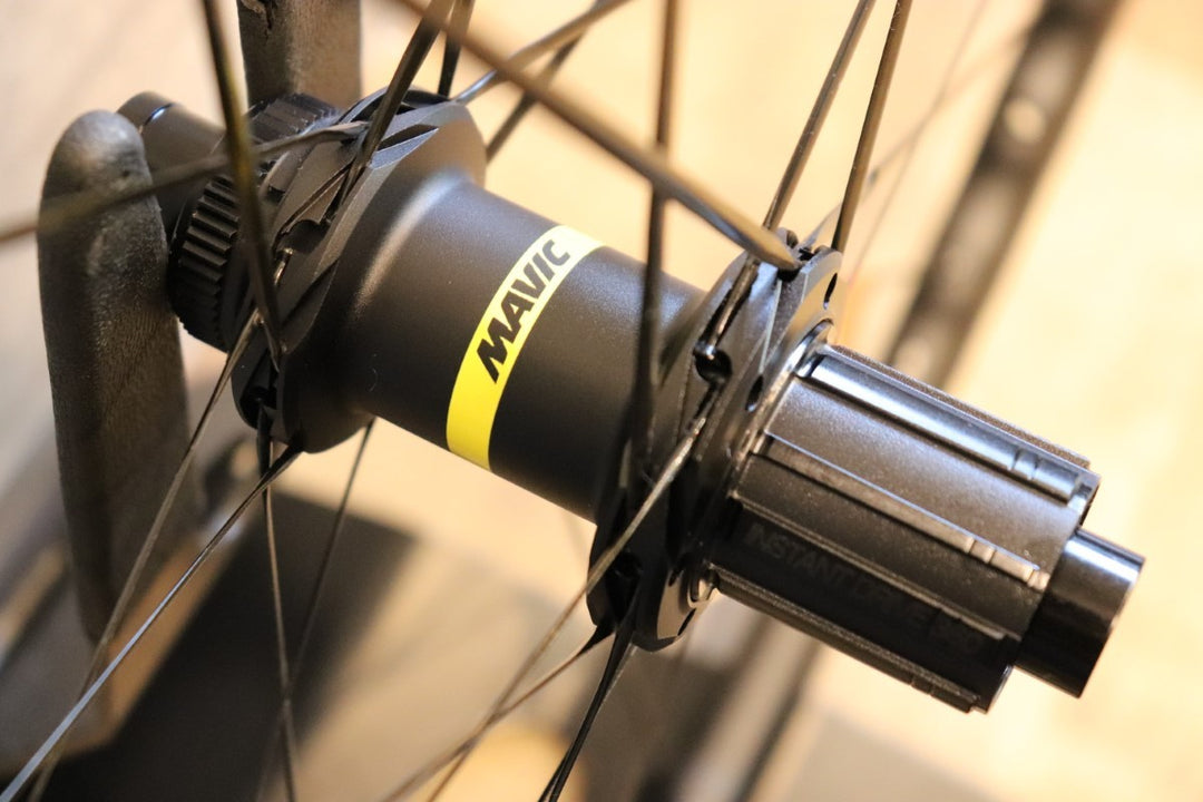 未使用品 マヴィック MAVIC キシリウム KSYRIUM SL 25 DISC チューブレスレディ アルミ シマノ 12/11S ホイールセット 【さいたま浦和店】