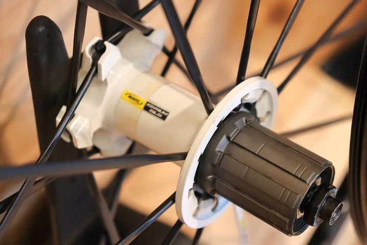 マヴィック MAVIC キシリウム KSYRIUM SLS アルミ クリンチャー ホイールセット シマノ12/11S ナローリム 15C 【千葉店】