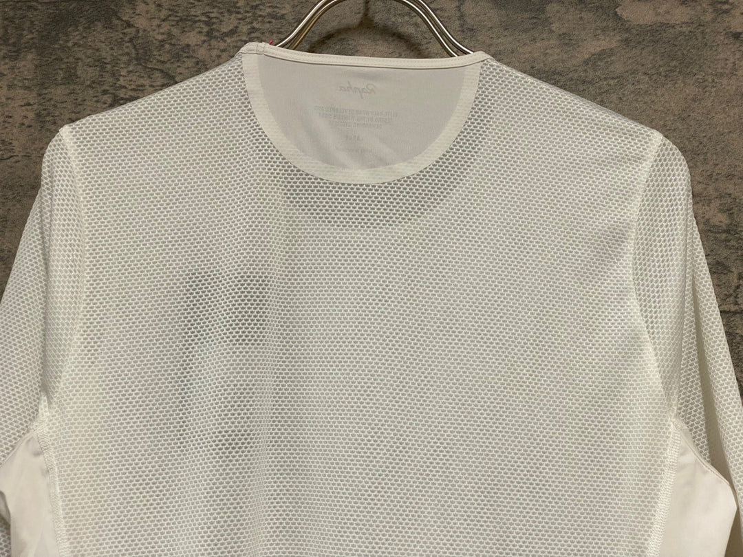 KL116 ラファ Rapha PRO TEAM BASE LAYER SHORT SLEEVE 半袖 ベースレイヤー 白 L