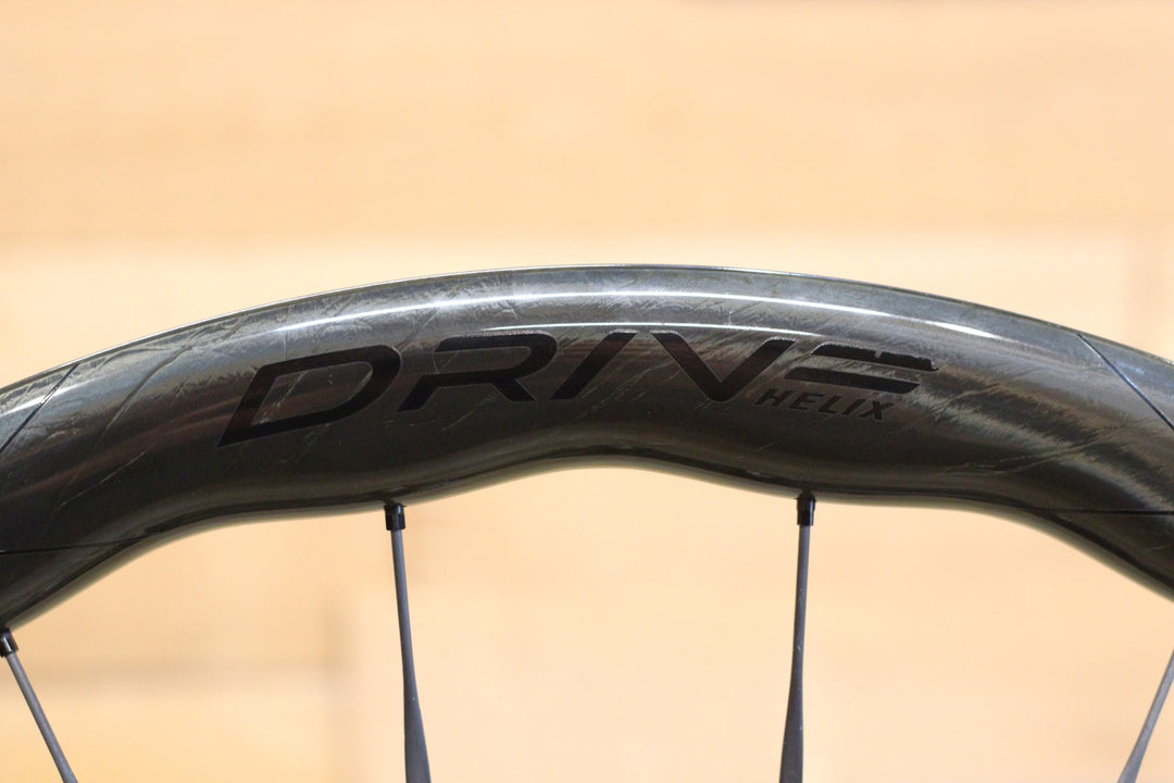 エリートホイールズ ELITE WHEELS ドライブ ヘリックス DRIVE HELIX 46D CS カーボン チューブレスレディ ホイールセット シマノ 12/11S 【立川店】