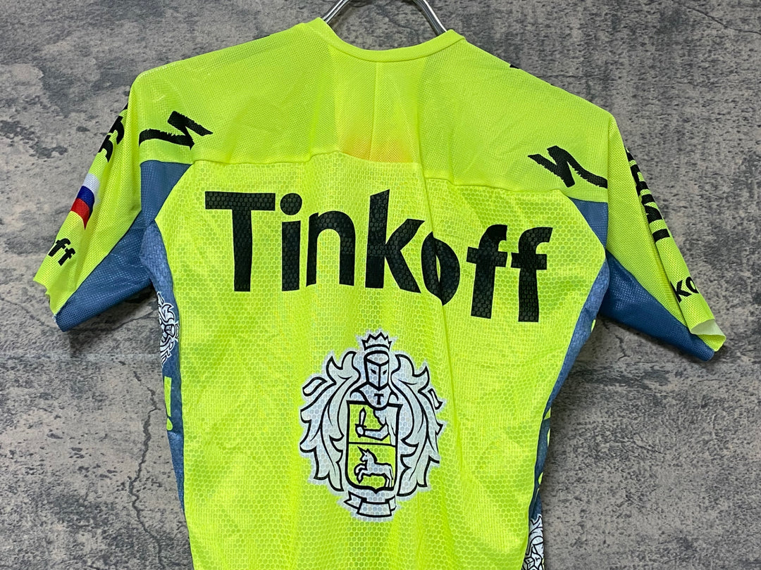 KJ848 スポーツフル sportful ULTRA LIGHT JERSEY 半袖 サイクルジャージ 黄 L TINKOFF