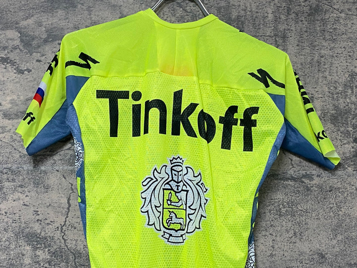 KJ848 スポーツフル sportful ULTRA LIGHT JERSEY 半袖 サイクルジャージ 黄 L TINKOFF
