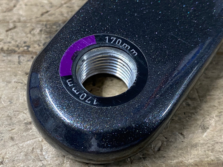 JZ301 スラム SRAM フォース FORCE E-TAP AXS D2 LEFT パワーメーター 左クランクアーム 170mm ※接続確認済み