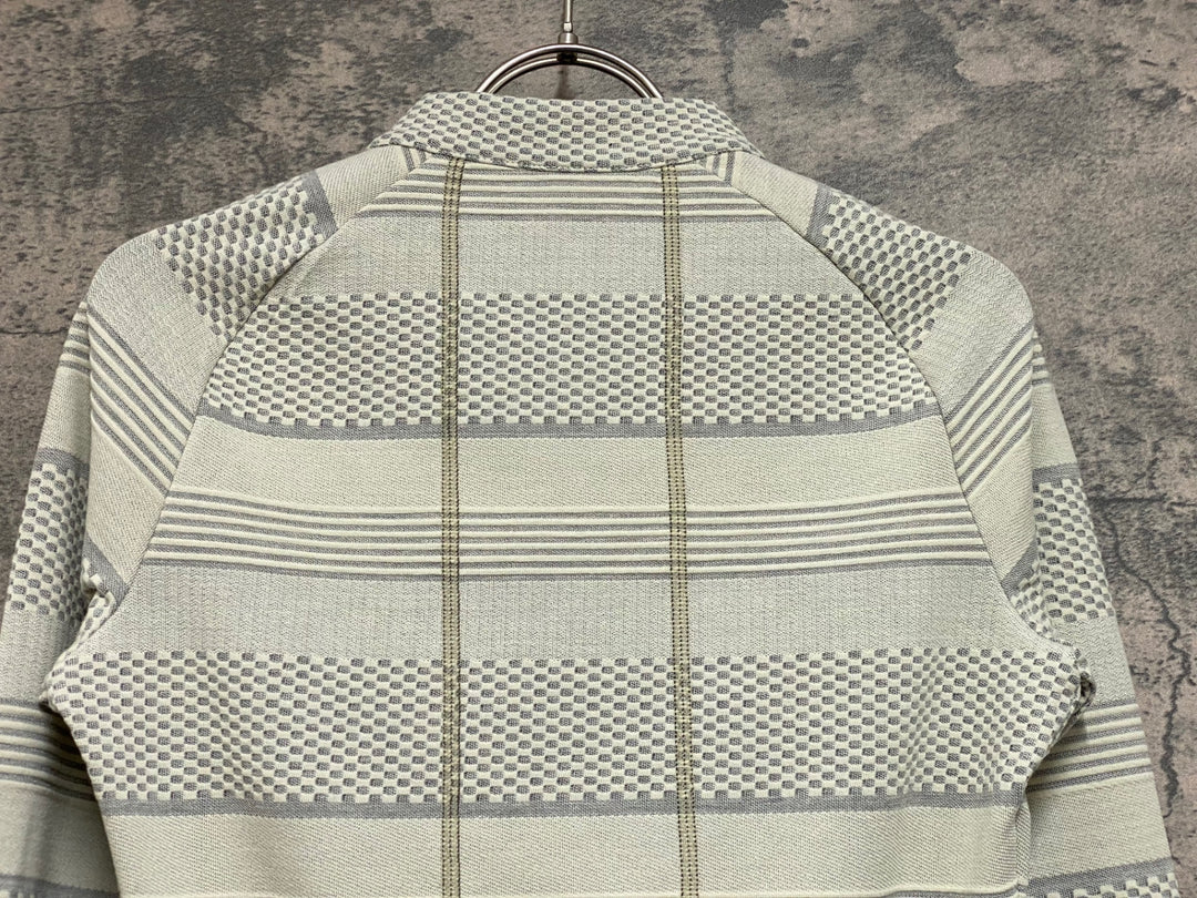 JO260 カフェドシクリステ Cafe du Cycliste CORINNE Women 長袖 サイクルジャージ グレー M 裏起毛 レディース