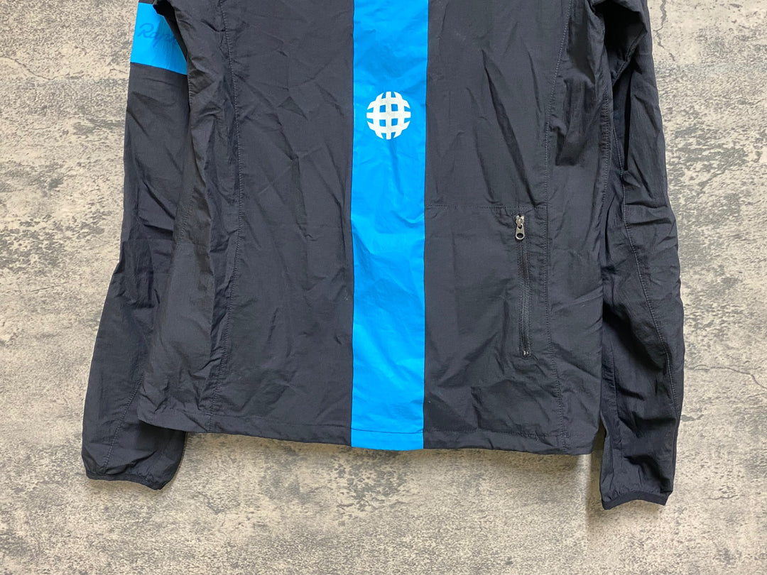JN159 ラファ Rapha MEN’S SPRAY JACKET 長袖 ウィンドブレーカー 黒 S TEAM Sky