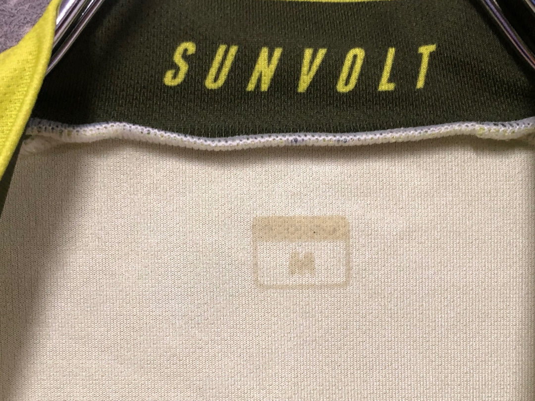 JH428 サンボルト SUNVOLT サイクルジャージ 半袖 黄色 M