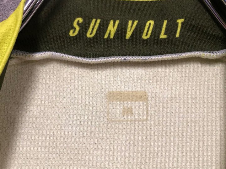 JH428 サンボルト SUNVOLT サイクルジャージ 半袖 黄色 M