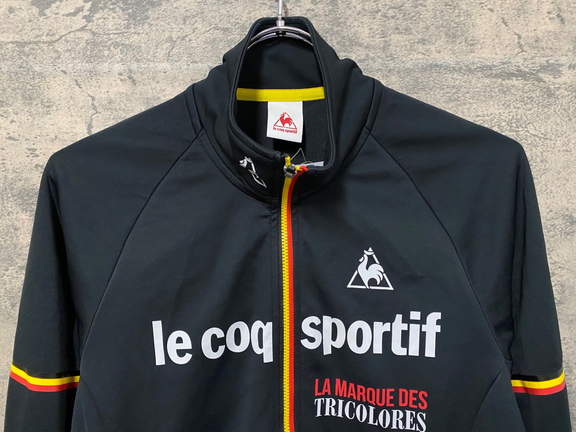 KD656 ルコックスポルティフ le coq sportif 長袖 サイクルジャージ 黒