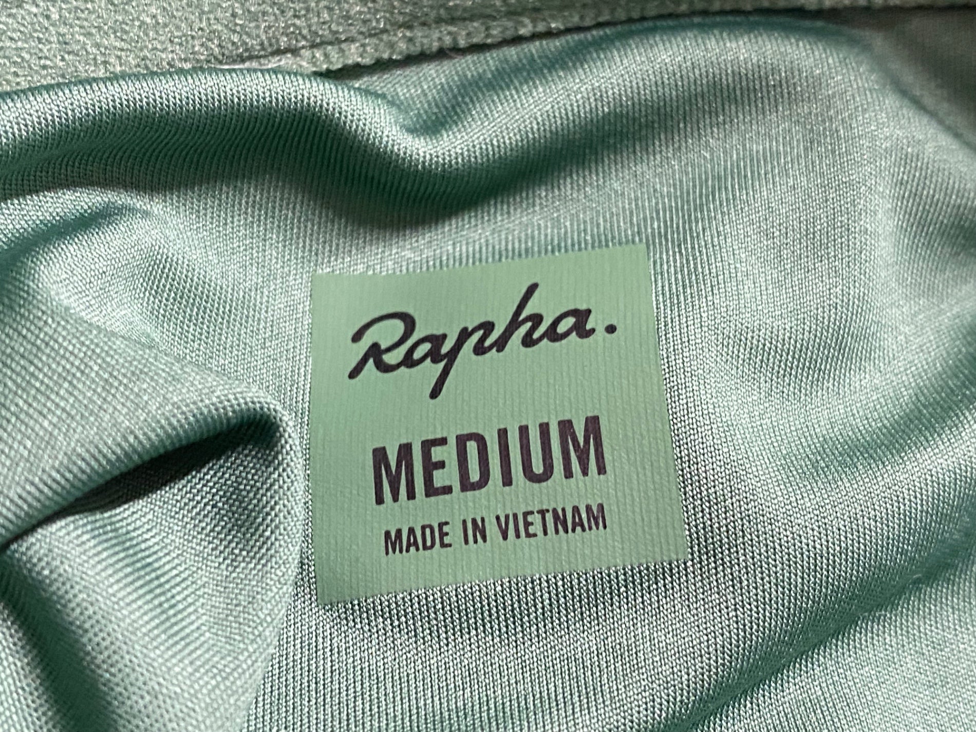 KC759 ラファ Rapha LONG SLEEVE JERSEY 長袖 サイクルジャージ 緑 M